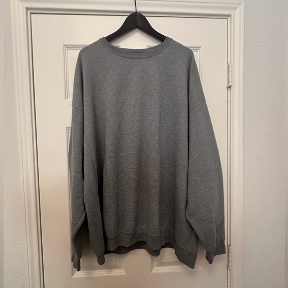 Men’s Vintage Fruit of the Loom Gray Crewneck 4XL/TG - Picture 5 of 9